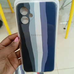 Samsung A06 multicoloured silicone phone case