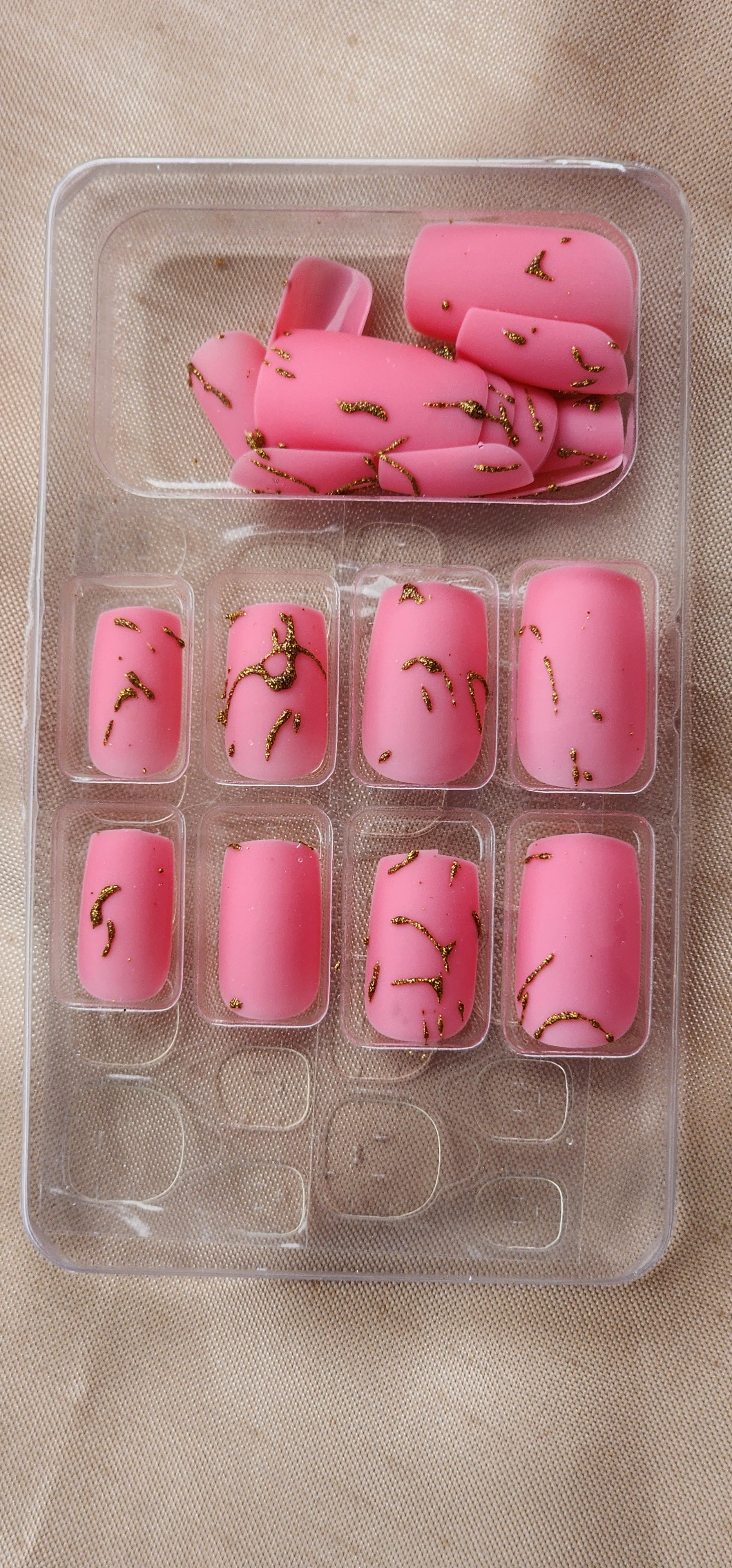 Stick on nails ladies design 1