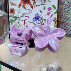 Flower hair clip small design 1