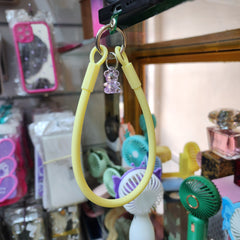 Silicone phone charms with cute bear charm