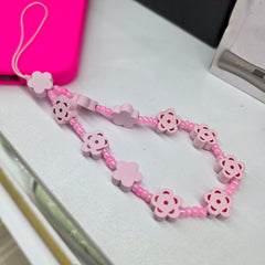Cute flower phone charms
