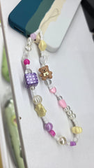 Cute dice phone charm