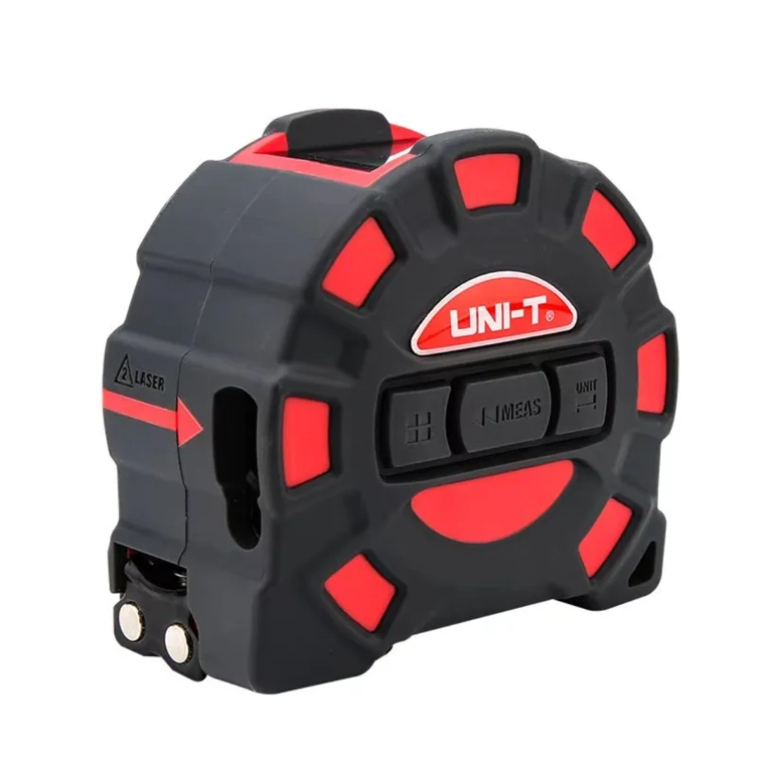 UNI-T LM50T/LM60T Laser Tape Measure – 2-in-1 Digital Ranging Tool with Rechargeable Battery