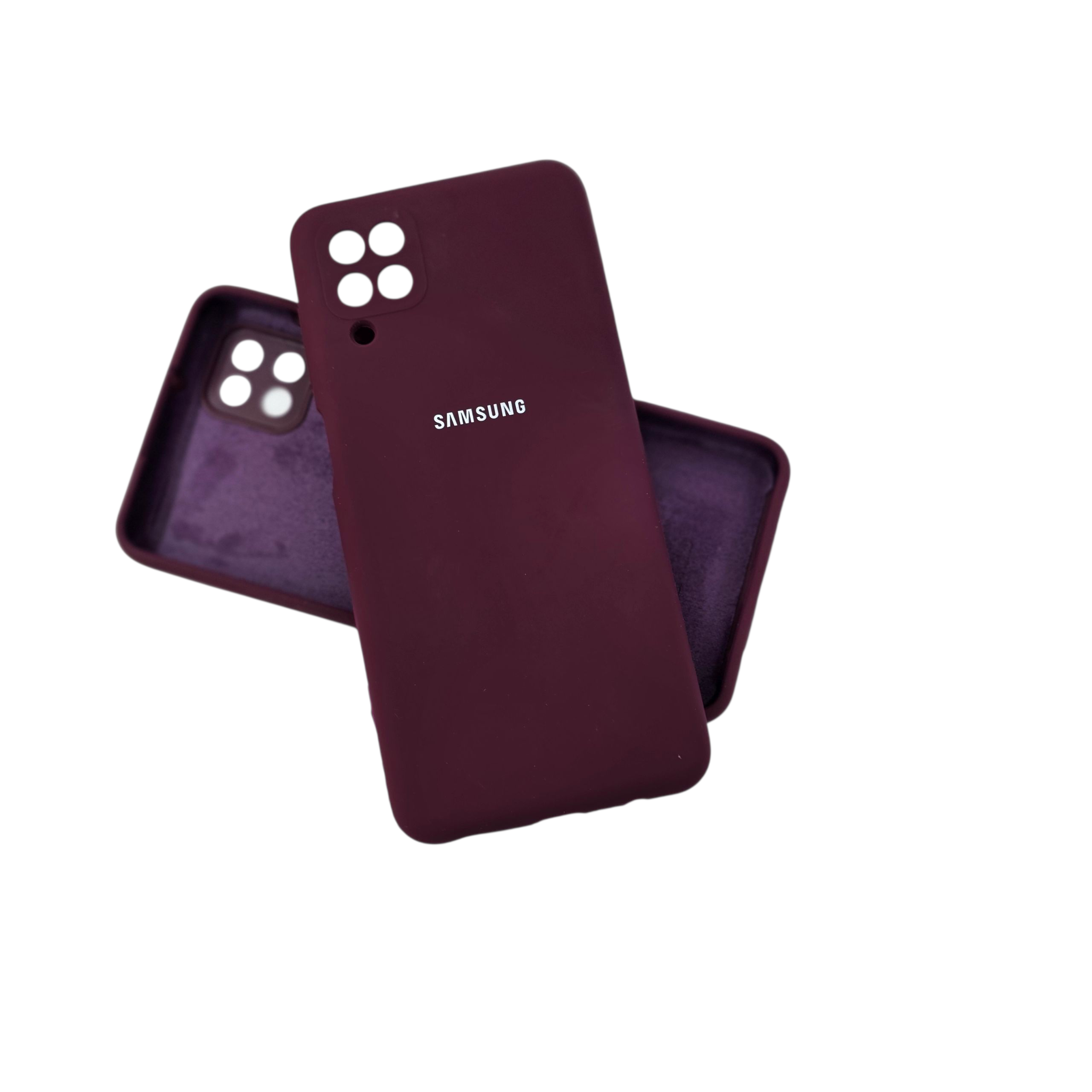 Samsung A12 Silicon﻿e case  protected camera