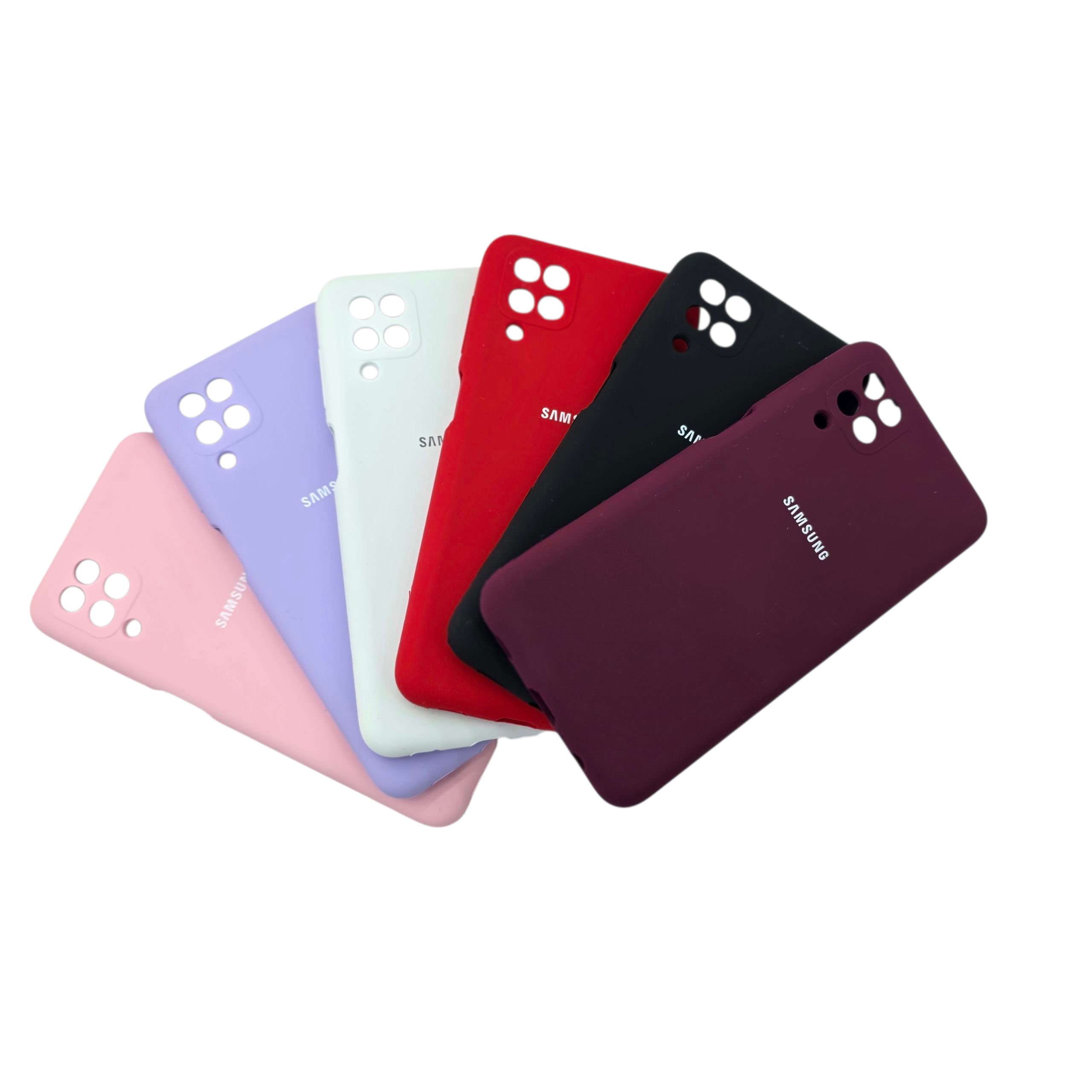 Samsung A12 Silicon﻿e case  protected camera