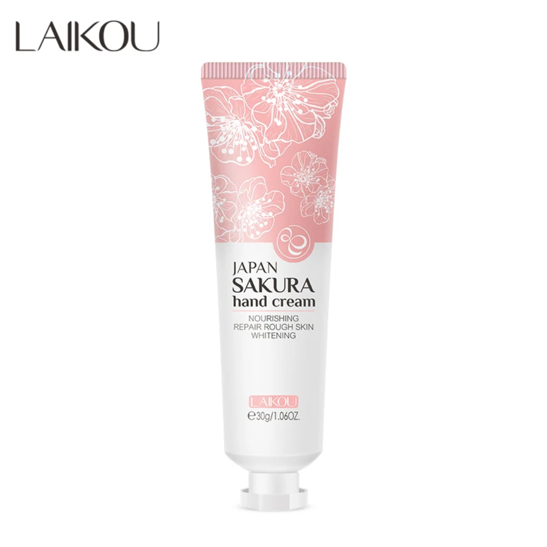 Sakura Hydrating Soothing Repairing Anti-chapping Repair Dry Damaged Skin Hand Care Cream Lotion 30g