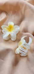 Hair clip flower design 2 resin