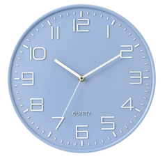 Quartz Wall Clock – Silent Non-Ticking Battery Operated Round Analog Clock for Home, Office, Classroom & Living Room Décor