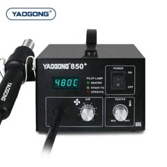 Yaogong 850+ 2-in-1 Hot Air Rework & Soldering Station – Brushless Fan, 740W, Dual LED Display, 100–500℃ Temperature Control