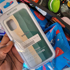 Samsung A31 multi colour silicone phone case