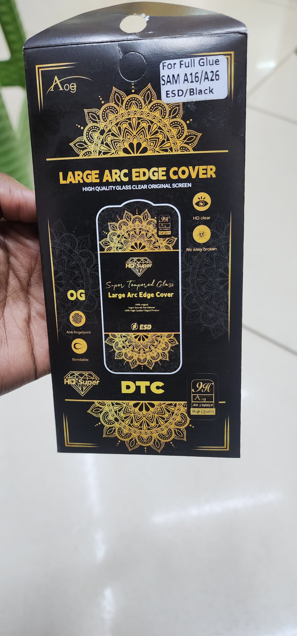 Samsung A16/A26 large arc edge tampered screen protector