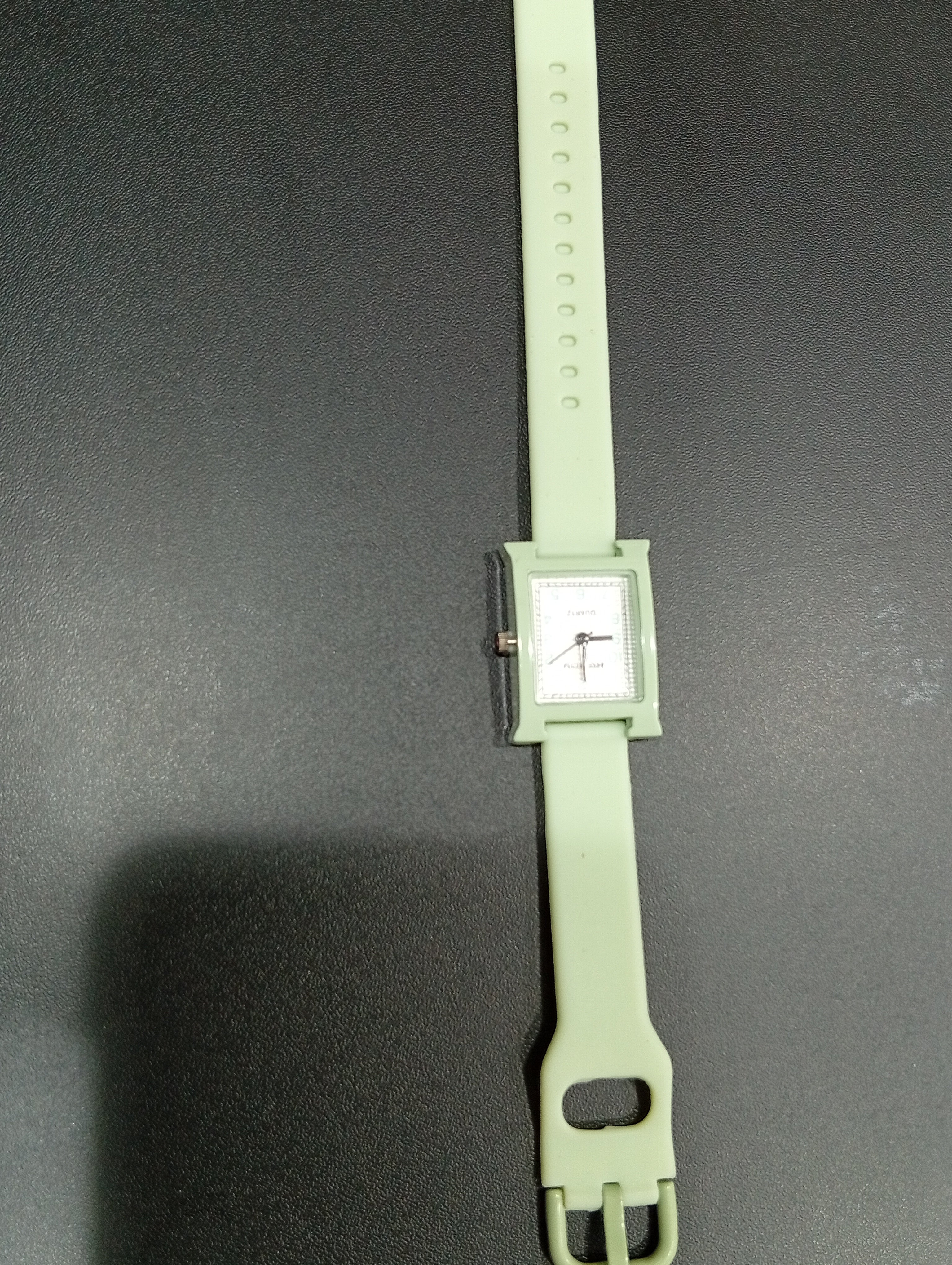 Stylist square kids wrist watch