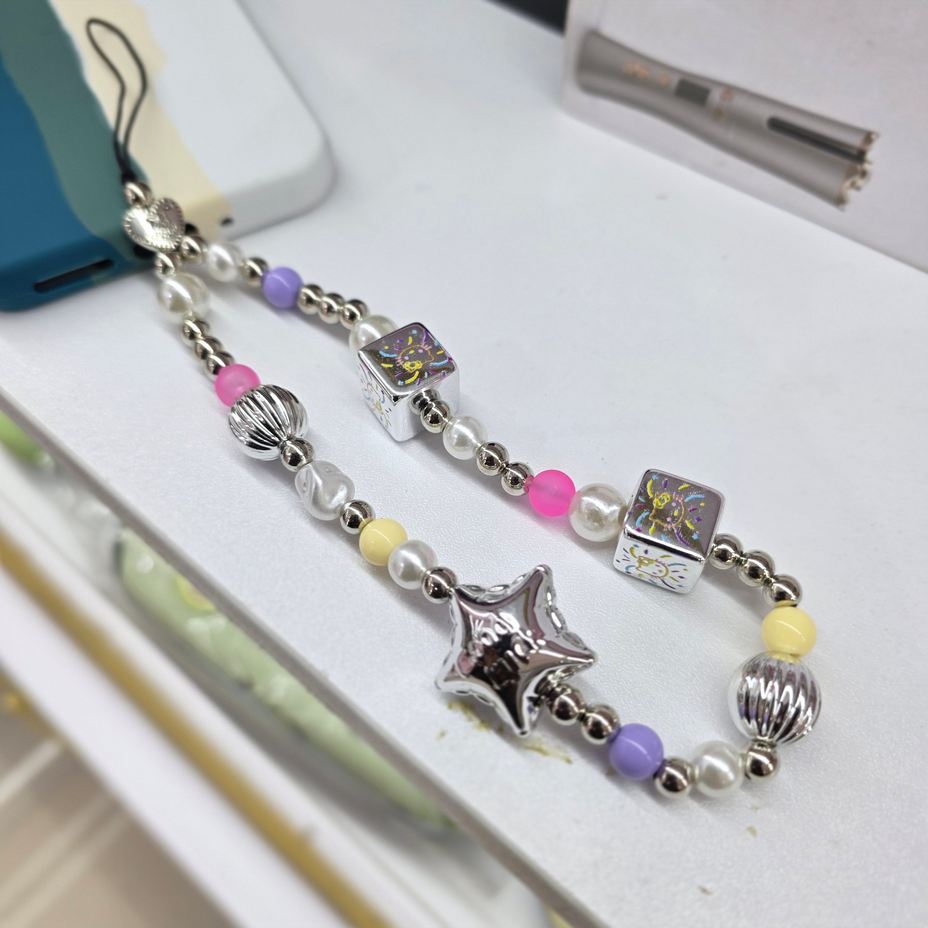 Phone charm cubes charms