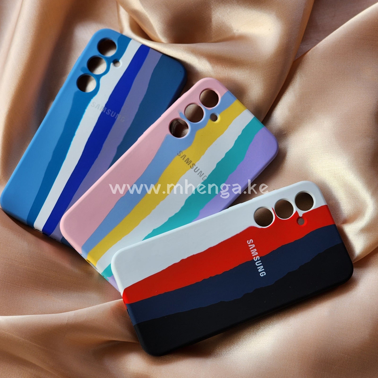 Sam A35 Stripes Silicone Phone Cases A 35 5G Case