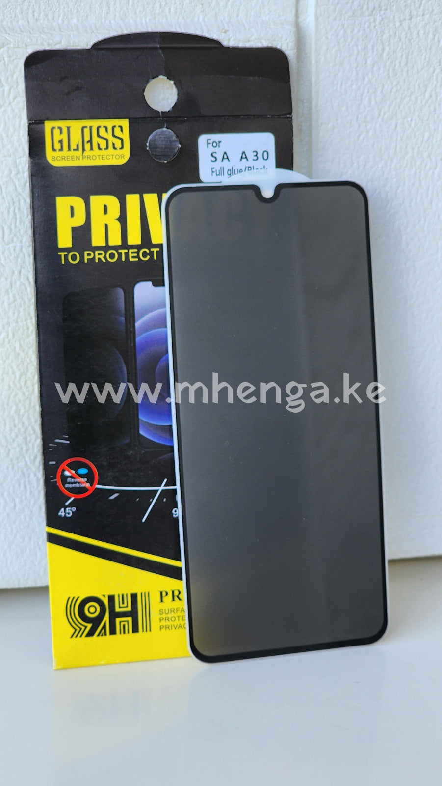 Samsung A30 Phone Screen Protector Privacy Sam A 30 Tempered Glass 9H