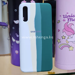 Samsung Liquid Silicon﻿e Case Protected Camera A70 / A70S Phone Silicone Cases A 70 S Multi Color