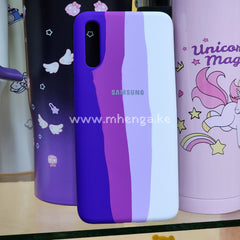 Samsung Liquid Silicon﻿e Case Protected Camera A70 / A70S Phone Silicone Cases A 70 S Multi Color