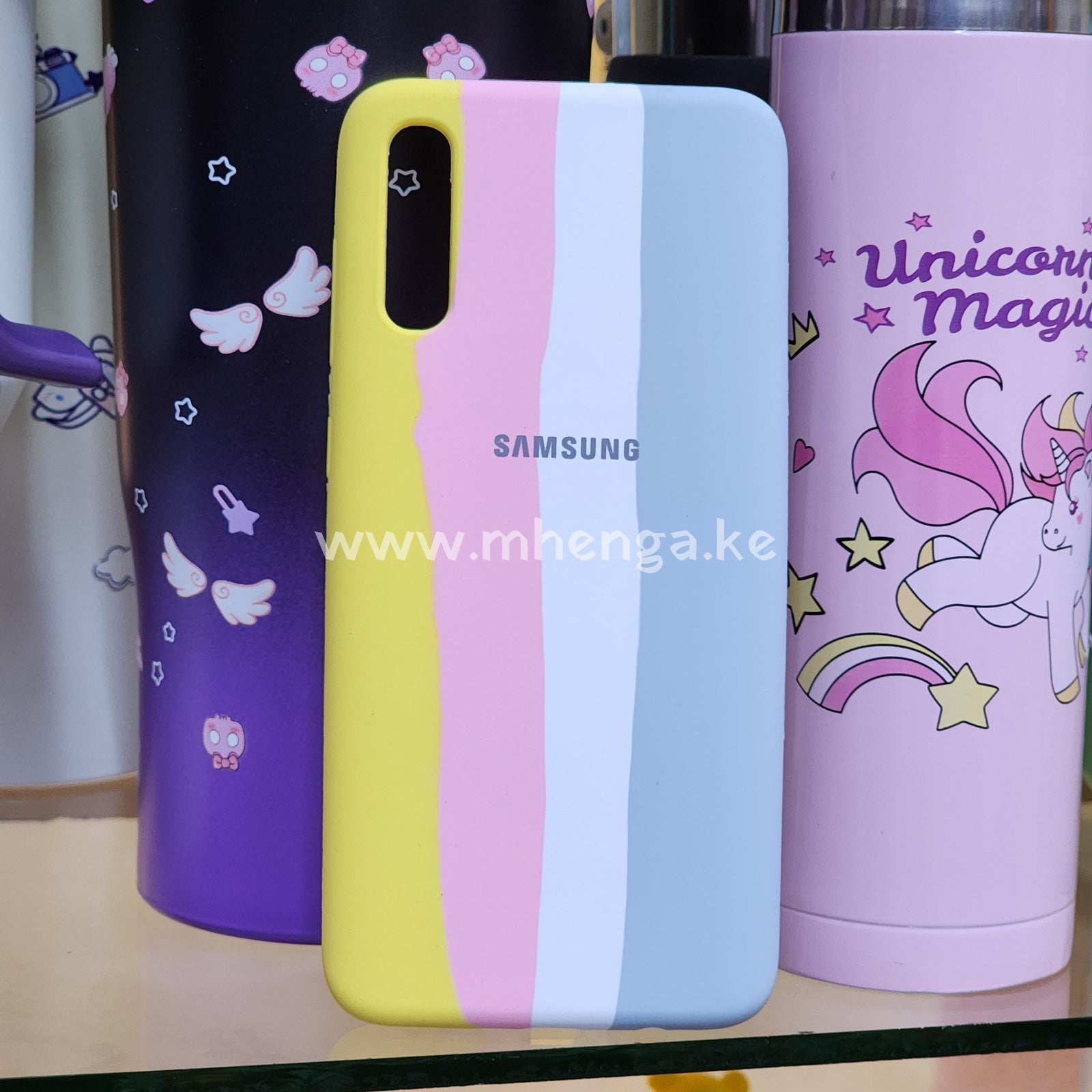 Samsung Liquid Silicon﻿e Case Protected Camera A70 / A70S Phone Silicone Cases A 70 S Multi Color