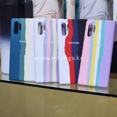 Samsung Note 10 Plus + Silicone Phone Case Stripes