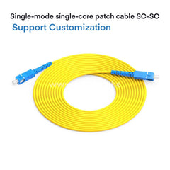 Sc Patch Cord Sc-Sc Fiber Jumper 3M To Duplex Cable Single Mode With Low Insertion Loss (≤ 0.18 Db)