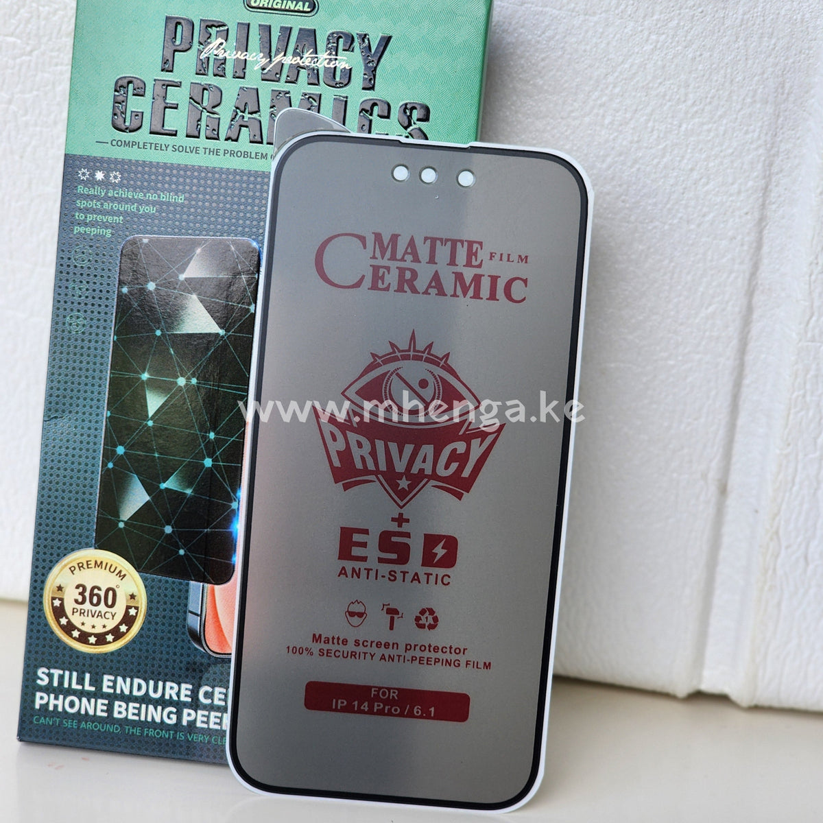 Screen Protector Ceramic Privacy Iphone 14 Pro Matte Protectors 6.1