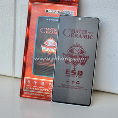 Screen Protector Matte Ceramic Privacy Tecno Camon 20
