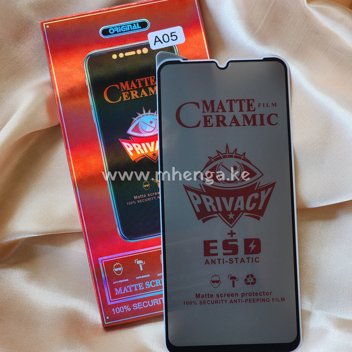 Screen Protector Privacy Samsung A05 A 05 Screen