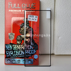 Screen Protector Samsung Note10 Full Glue Note 10 Tempered