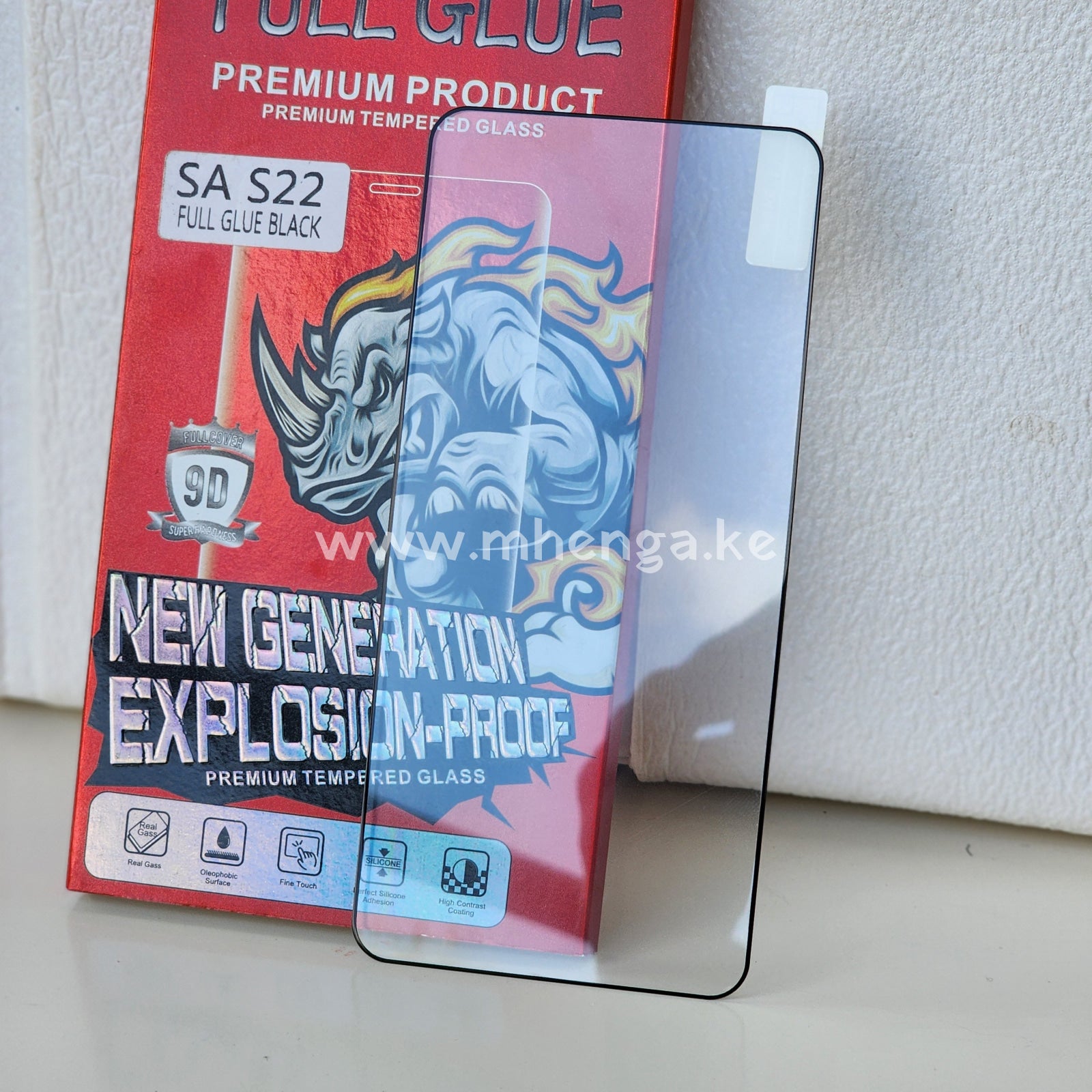 Screen Protector Samsung S22 Full Glue S 22 Tempered