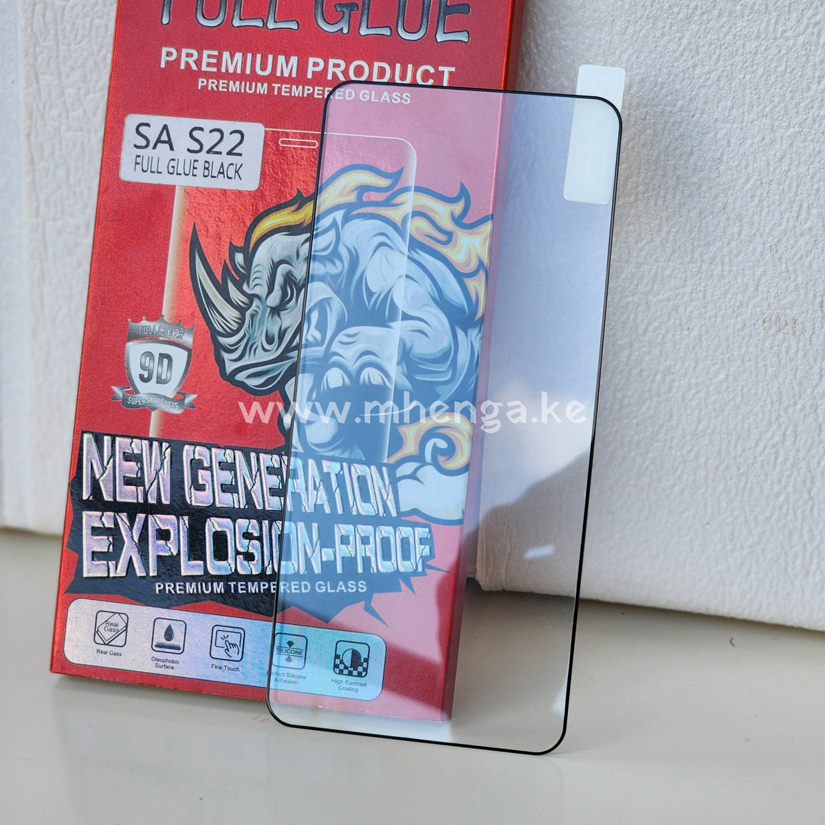 Screen Protector Samsung S22 Full Glue S 22 Tempered