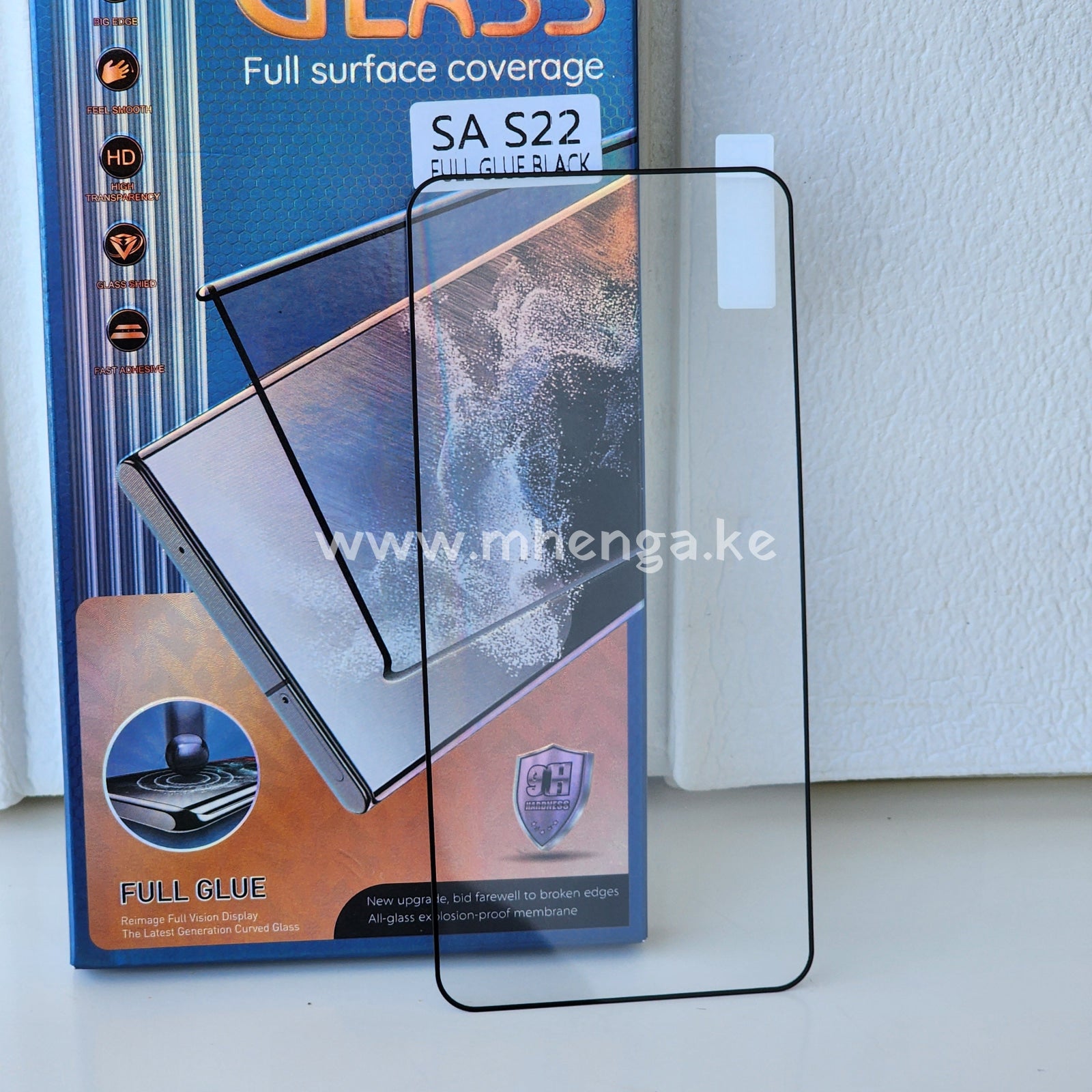 Screen Protector Samsung S22 Full Glue S 22 Tempered