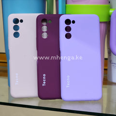 Tecno Liquid Silicon﻿e Case Protected Camera Camon 18 Phone Silicone Cases