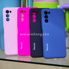 Tecno Liquid Silicon﻿e Case Protected Camera Camon 18 Phone Silicone Cases