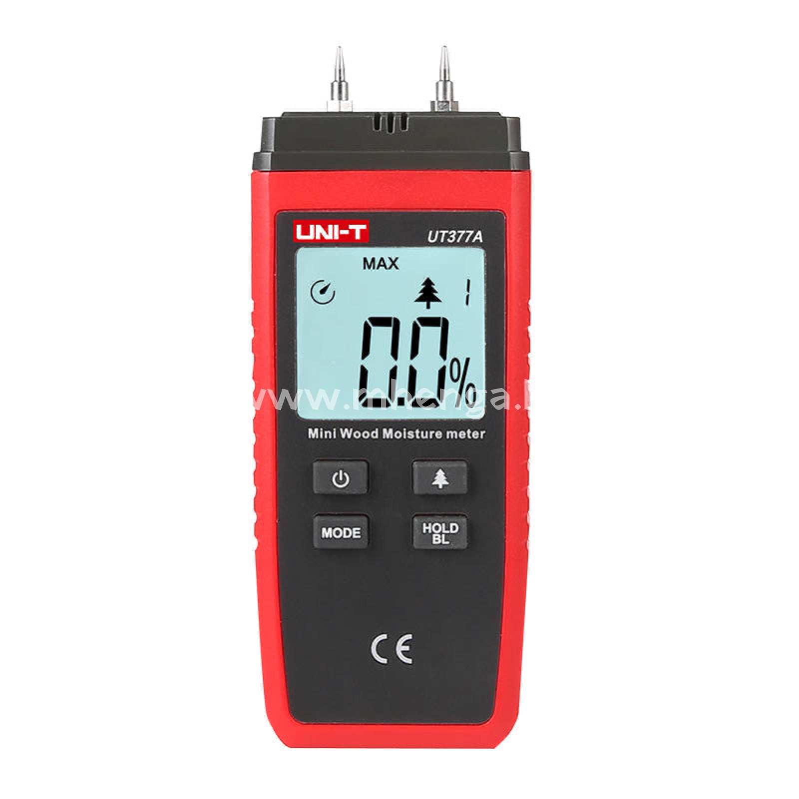 Uni-T Ut377A Hygrometer Digital Moisture Meter Wood/ With Lcd Display 0.5 Percent Accuracy Wood