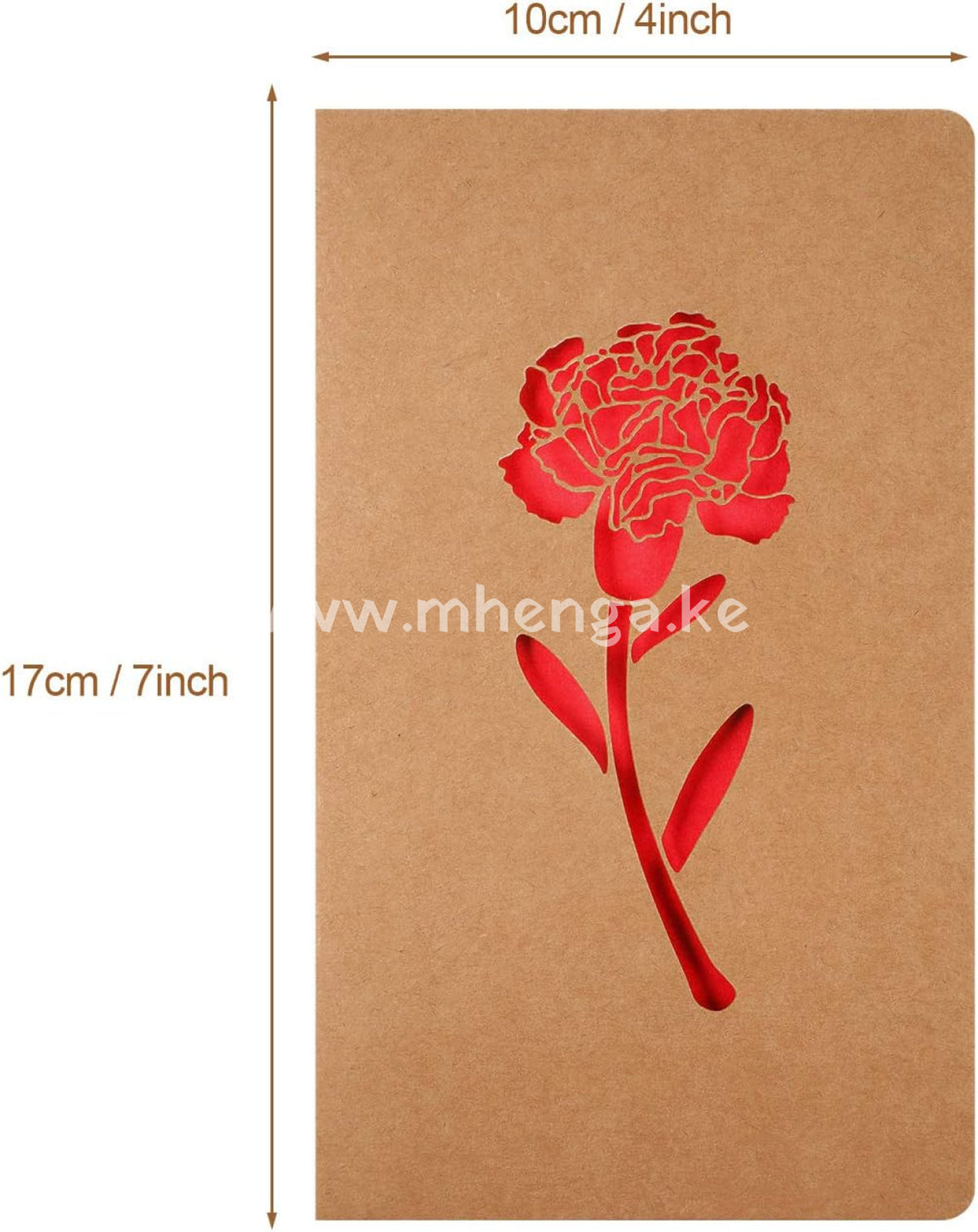 Valentine’s Day Gift Cards Greeting 6 Assorted Kraft Die Cut Designs For Anniversaries Envelopes