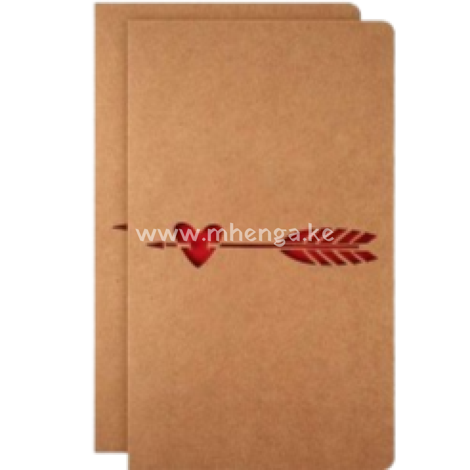 Valentine’s Day Gift Cards Greeting 6 Assorted Kraft Die Cut Designs For Anniversaries Envelopes